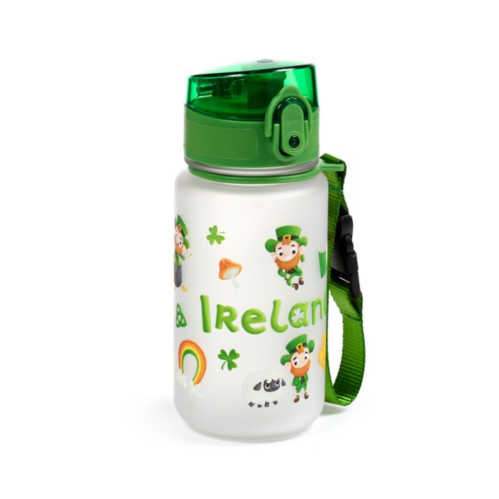 Luck of the Irish Leprechaun Pop Top 350ml Splitterfri Flaska för Barn