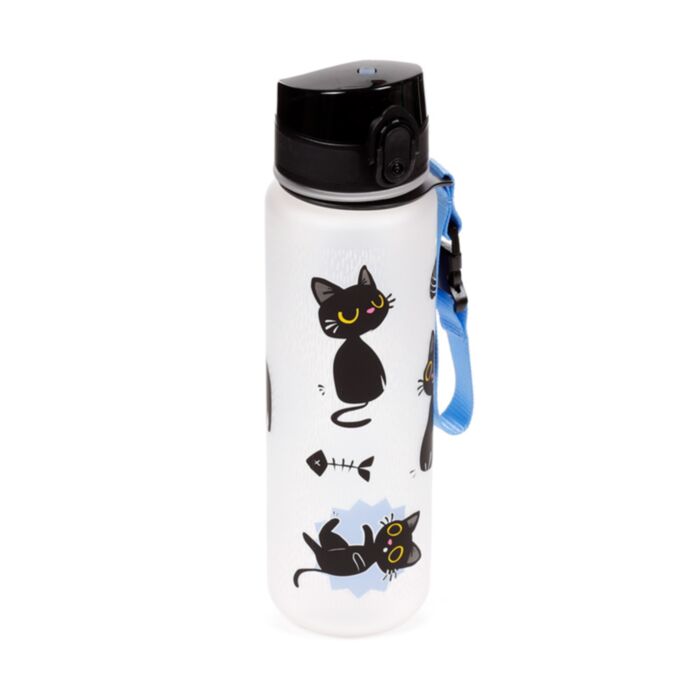 Lucky the Black Cat Katt Pop Top 600ml Splitterfri Flaska