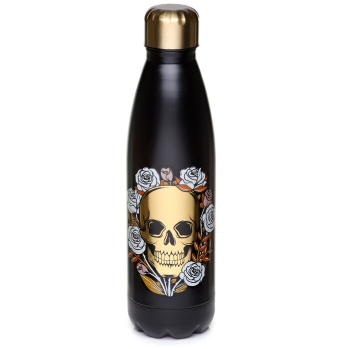 Skulls and Roses Värmeisolerad Flaska 500ml