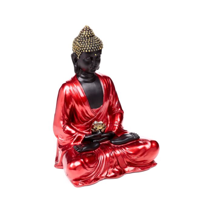 Röd, Svart & Guld Thai Buddha Contemplation
