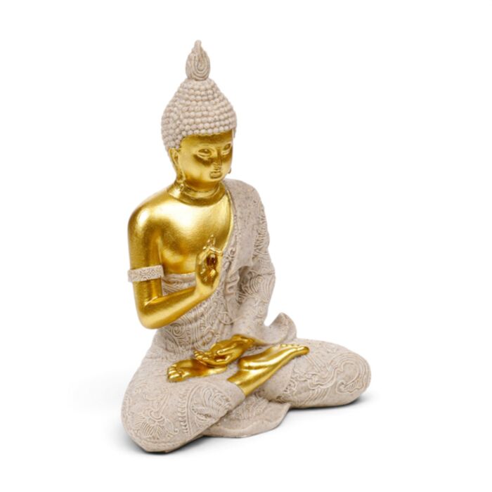 Sandsten & Guldeffekt Thai Buddha Meditation