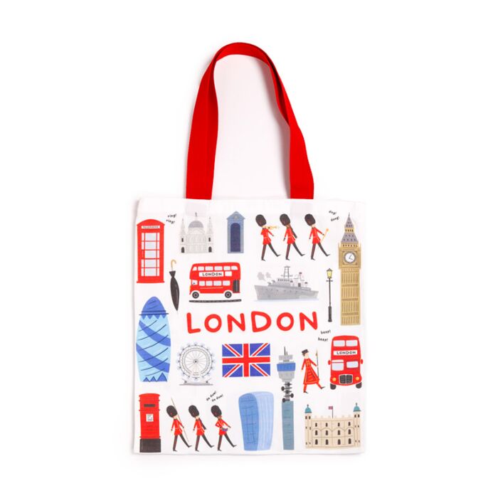 London Souvenir Återanvändbar Tote Väska