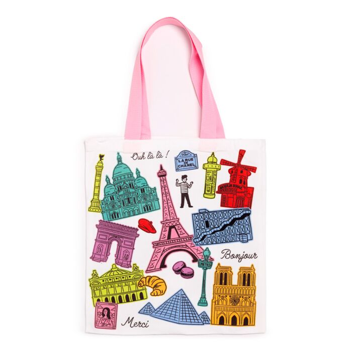 Je t'aime Paris Återanvändbar Tote Väska