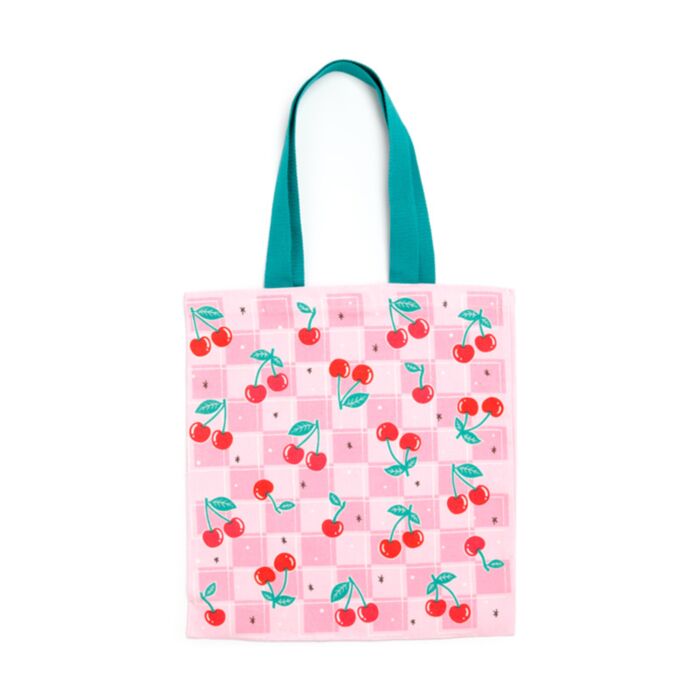 Cherry Körsbär Återanvändbar Tote Väska