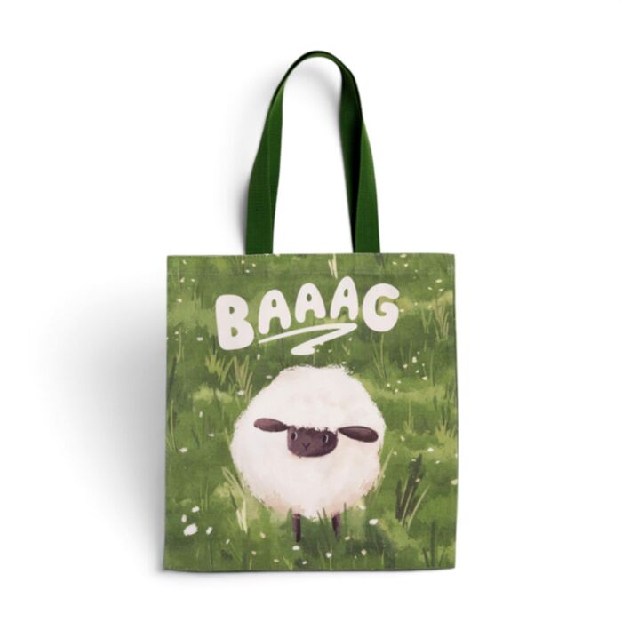Sheep Får Återanvändbar Tote Väska