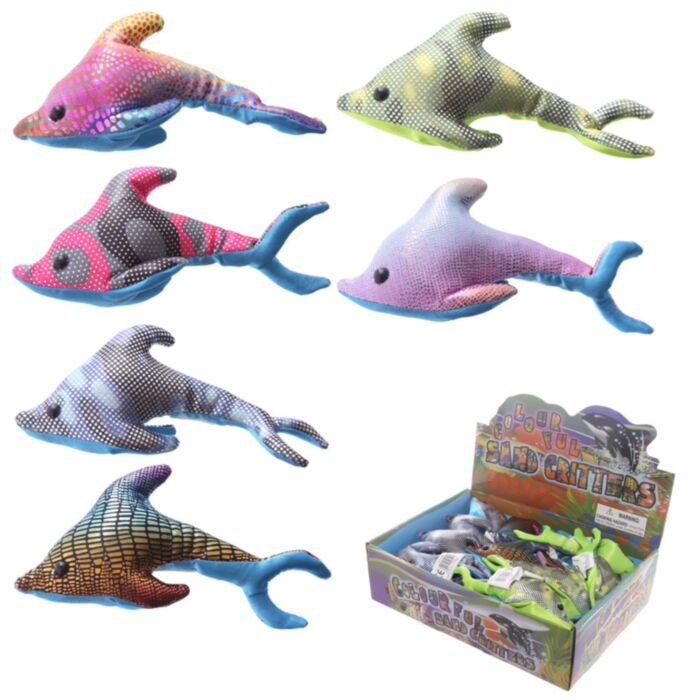 Delfin sandfylld Liten