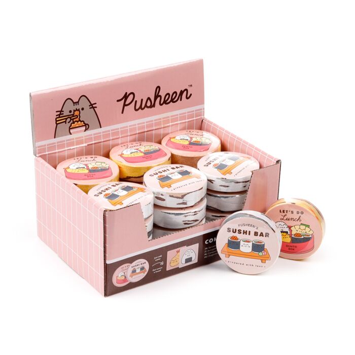 Pusheen the Cat Katt Sushi Club Komprimerad Resehandduk