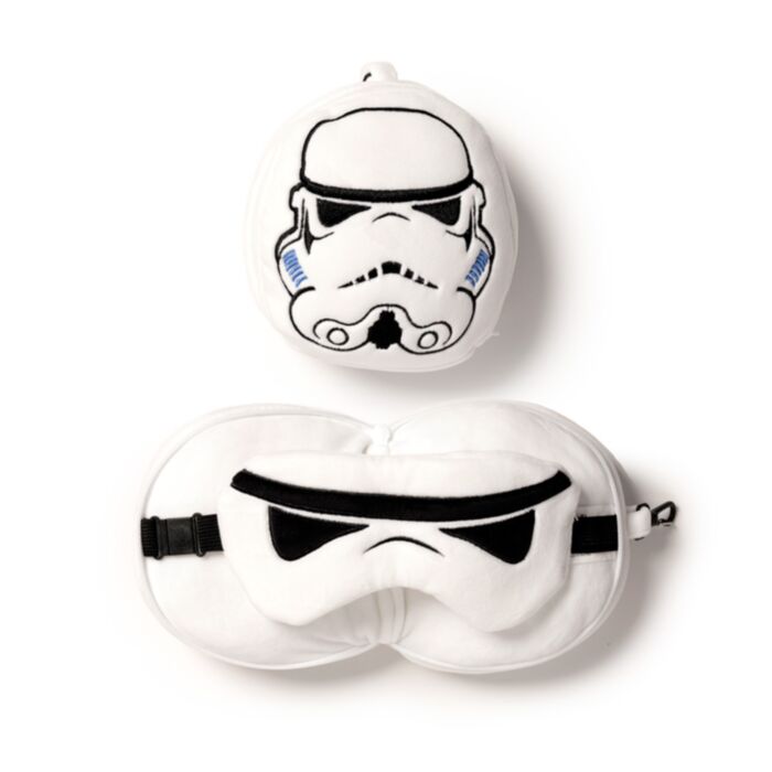 Relaxeazzz The Original Stormtrooper Rund Resekudde & Ögonmask