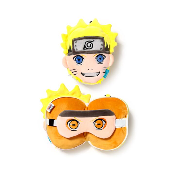 Relaxeazzz Naruto Plysch Resekudde & Ögonmask