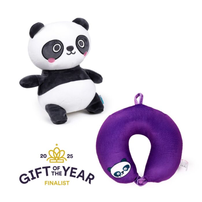 Swapseazzz Adoramals Susu the Panda 2-i-1 Plysch Resekudde & Leksak