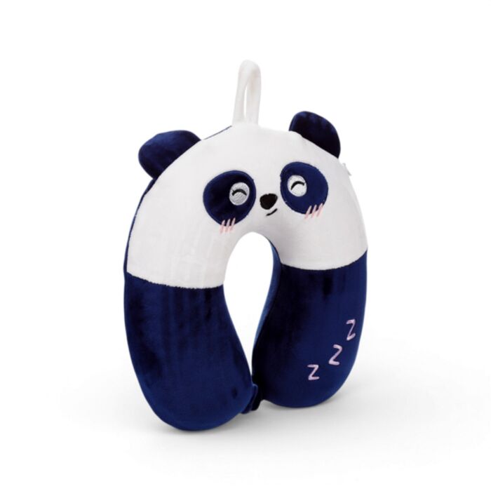 Relaxeazzz Adoramals Banjo the Panda Plysch Minneskum Resekudde för Barn