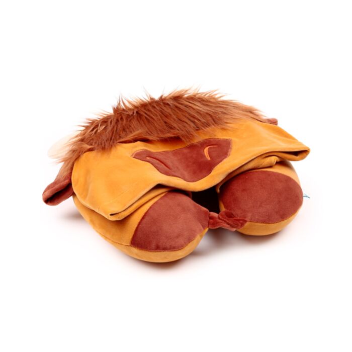 Hoodeazzz Hairy Coos Highland Coo Plysch Minneskum Resekudde & Huva