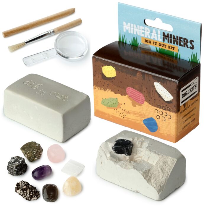 Stenar, Mineraler & Ädelstenar Dig-A-Saurs Utgrävnings-Kit