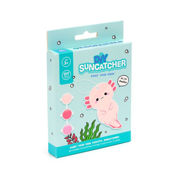 Adoramals Maddie the Axolotl Måla Din Egen Solfångare