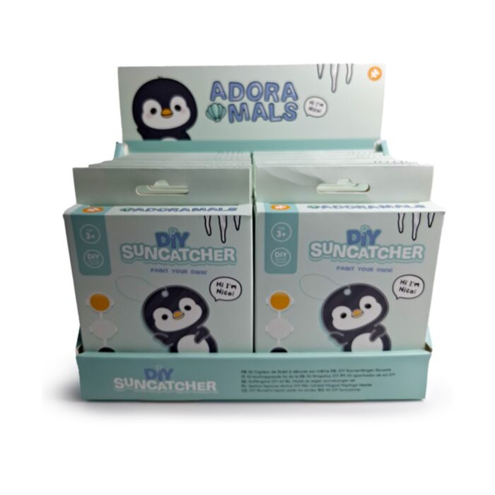 Adoramals Ocean Nico the Penguin Pingvin Måla Din Egen Solfångare