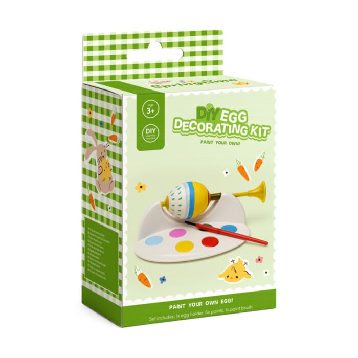Springtime DIY Måla din Egen Äggdekoration Kit