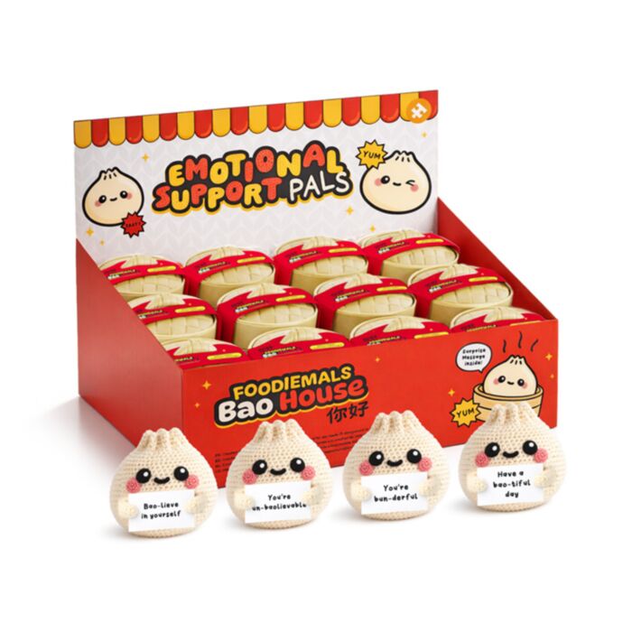 Överraskning Positiv Känslomässigt Stöd Virkning Foodiemals Bao House Bao Bun