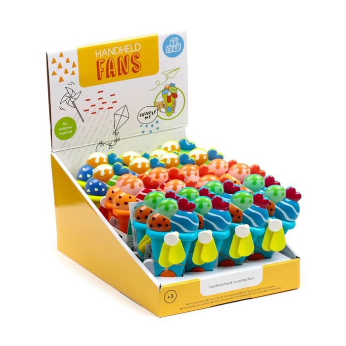 Glass Handdriven Fläkt