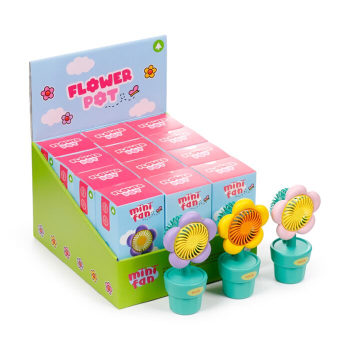 Blomkruka Minifläkt Laddningsbar USB
