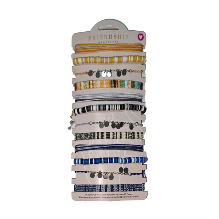 Vänskapsarmband - Vävd med Amuletter