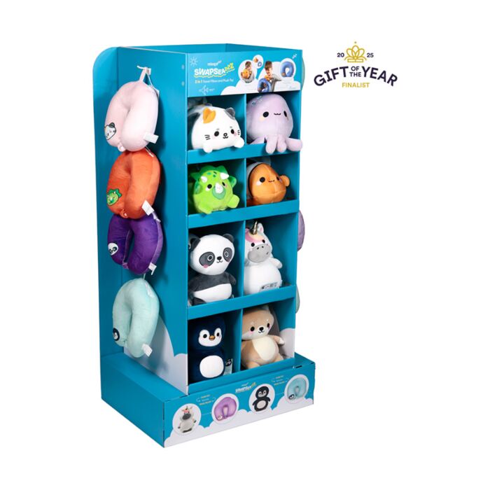 8 Fack FSDU Displayställ för Swapseazzz Resekuddar & Leksak