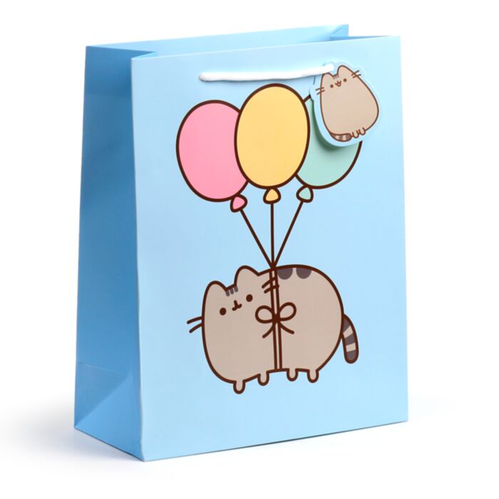 Pusheen the Cat Ballonger Presentpåse Stor