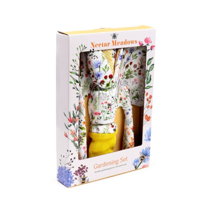 Nectar Meadows 3-Pack Planteringsspade, Handgrep & Handskar Trädgårdsset