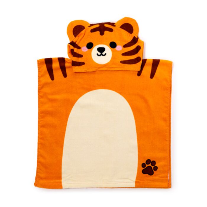 Alfie the Tiger Adoramals Barnhandduk med Huva