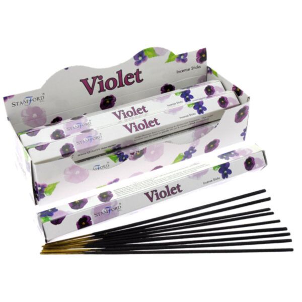 Stamford Premium Hex Rökelse Stickor - Viol 37104