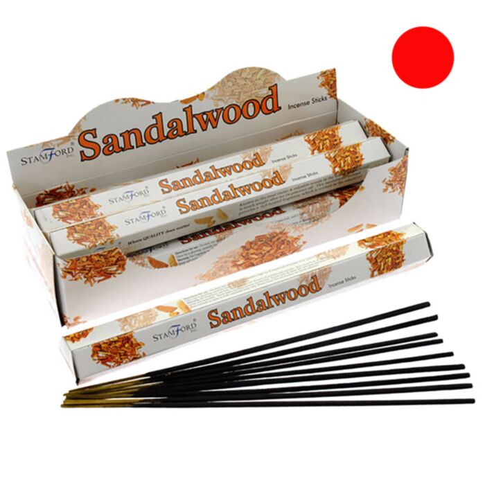 Stamford Premium Hex Rökelse Stickor - Sandalwood 37107