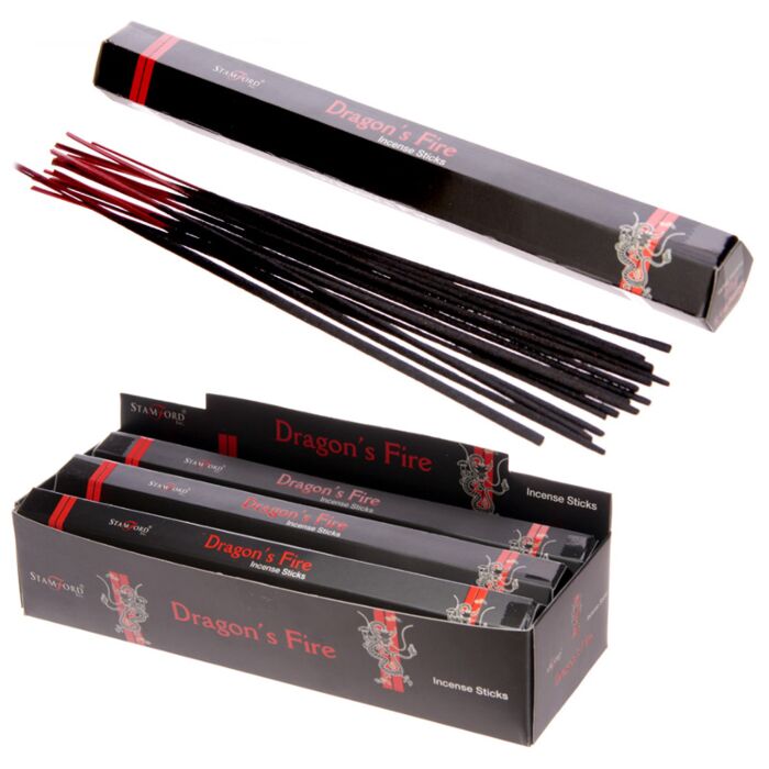 Stamford Black Rökelse Stickor - Dragons Fire 37128