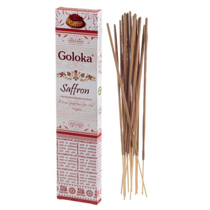 Goloka Masala Saffron Rökelsestickor