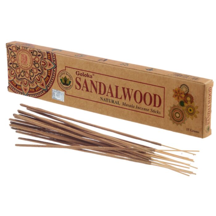Goloka Organika Sandalwood Rökelsestickor