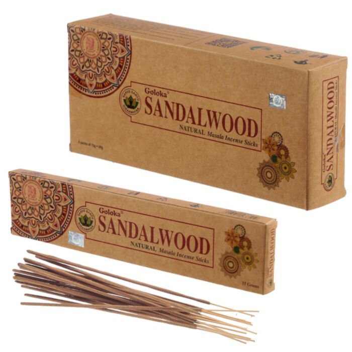 Goloka Organika Sandalwood Rökelsestickor