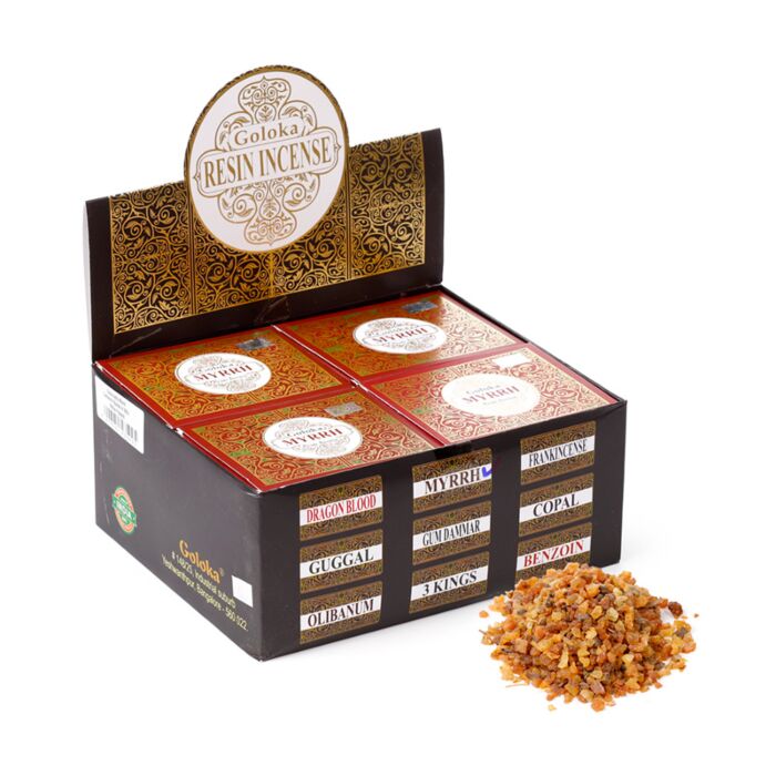 Goloka Rökelse Resin Myrra 30g