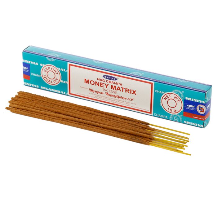01409 Satya VFM Money Matrix Nag Champa Rökelsestickor
