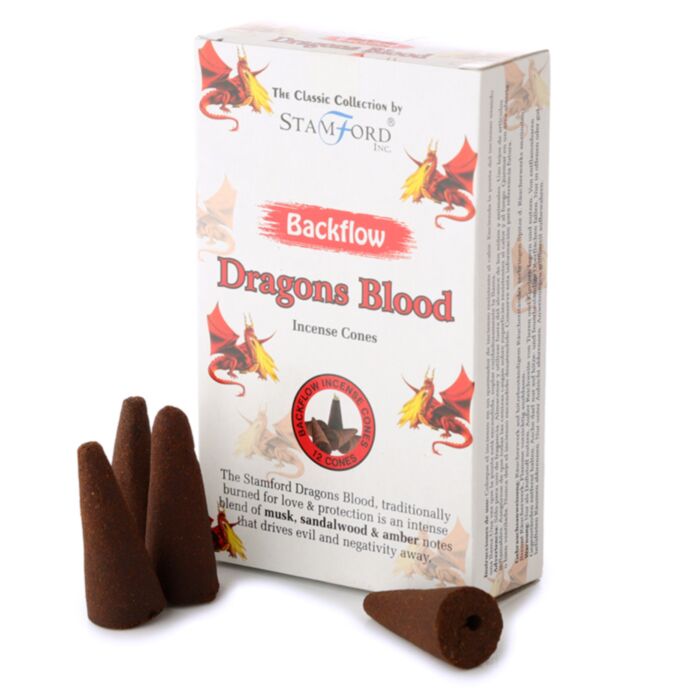37424 Stamford Backflow Rökelsekoner - Dragon Blood