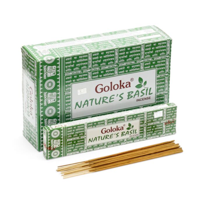 Goloka Nature's Basil Rökelsestickor