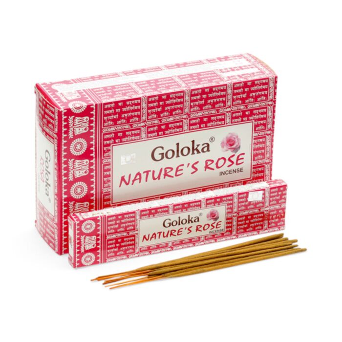Goloka Nature's Rose Rökelsestickor