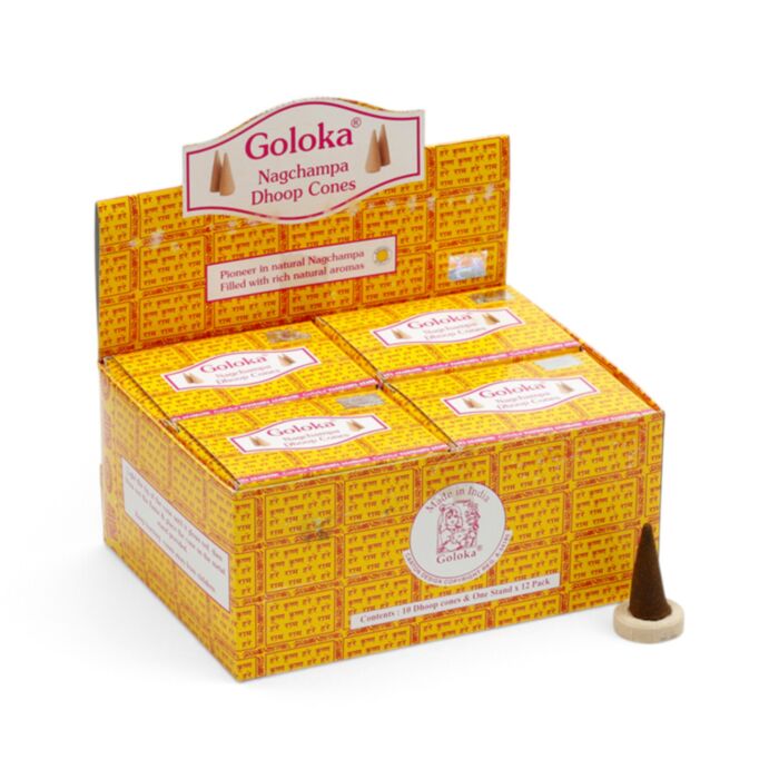 Goloka Nag Champa Dhoop Rökelsekoner