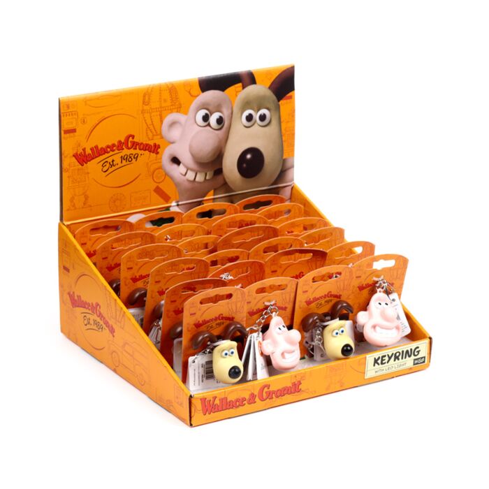 Wallace & Gromit LED Nyckelring