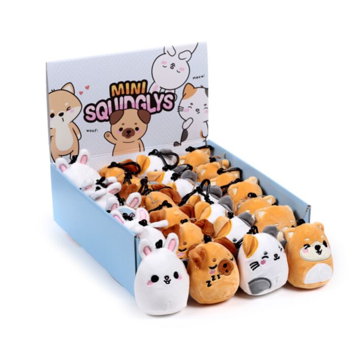 Squidglys Adoramals Pets Mini Nyckelring i Plysch