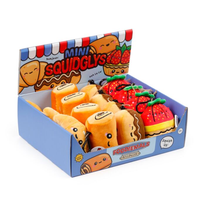 Squidglys Foodiemals Boulangerie Plysch Mini Nyckelring