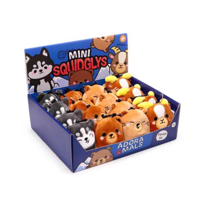 Squidglys Adoramals Bergsdjur Plysch Mini Nyckelring