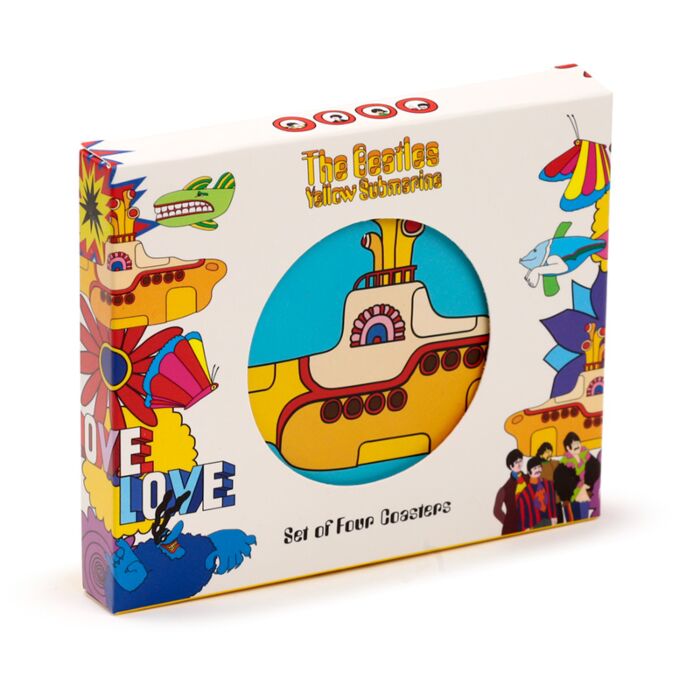 The Beatles Yellow Submarine 4-Pack Underlägg