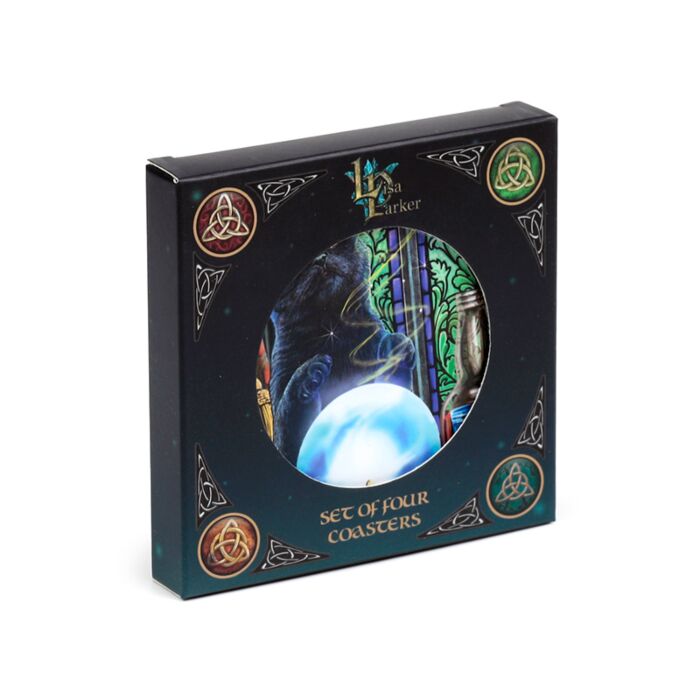 Lisa Parker Magical Cats Katt 4-Pack Underlägg (Ny 2025)