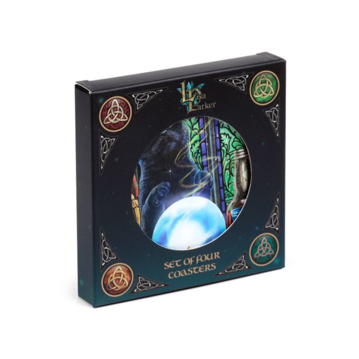 Lisa Parker Magical Cats Katt 4-Pack Underlägg (Ny 2025)