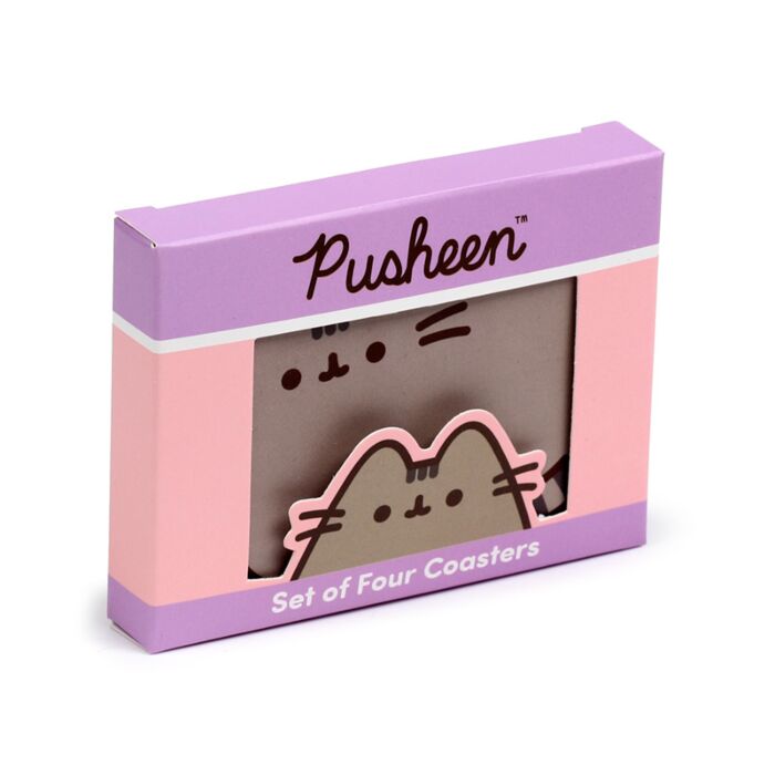 Pusheen the Cat 4-Pack Formade Underlägg