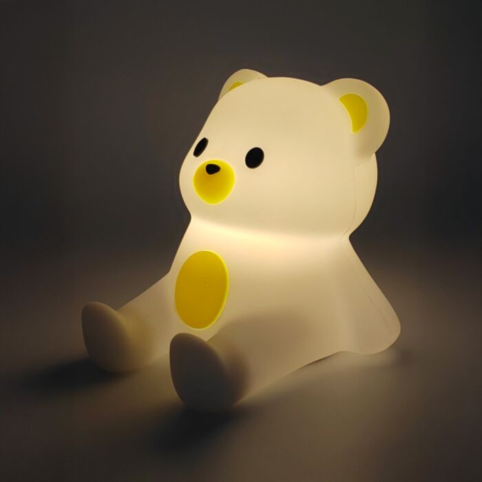 Zoo Pals Teddybjörn Färgskiftande LED Nattlampa