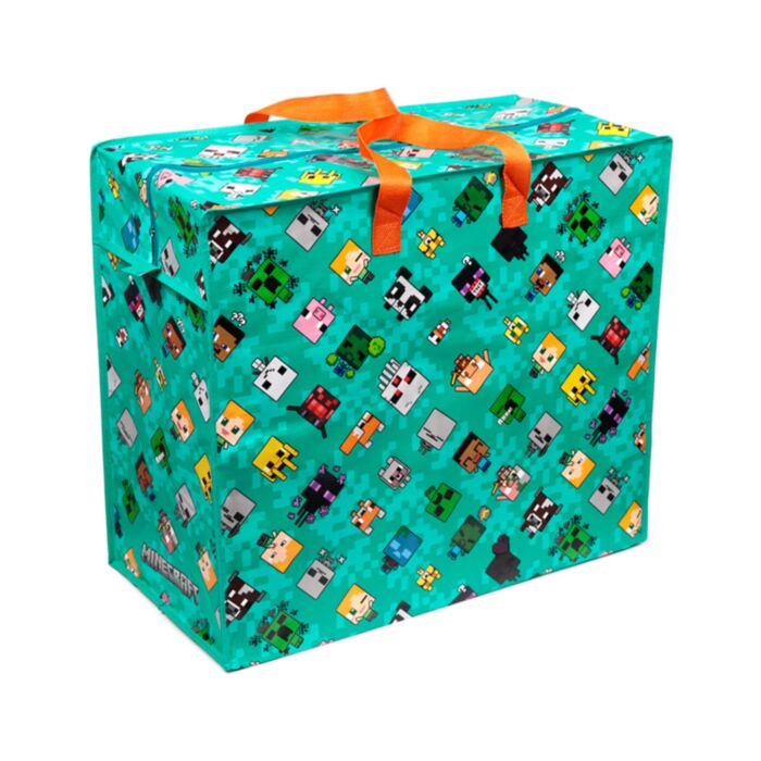 Minecraft Chibi Tvätt & Förvaringspåse med Dragkedja